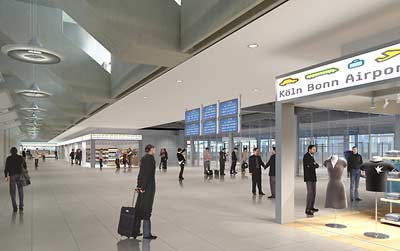 Terminal 1 - Flughafen Köln/Bonn
Erweiterung Non-Aviation-Flächen und zentrale Sicherheitskontrolle